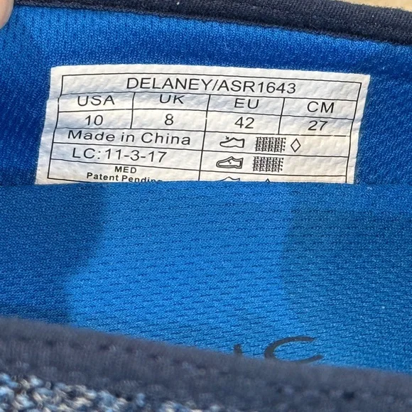 Women's VIONIC Delaney navy blue slip on orthotic sneakers- Size 10 - Picture 8 of 8